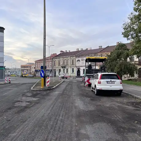 Budowa Rzeszowskiego Centrum Komunikacyjnego [październik 2023] - fot 35